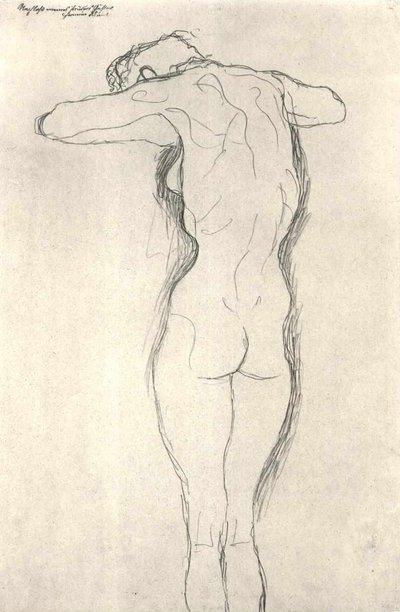 Back Nude by Gustav Klimt